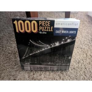 americanflat 1000 Piece Puzzle 20x27 Bright City Lights art by James Wiens Gift